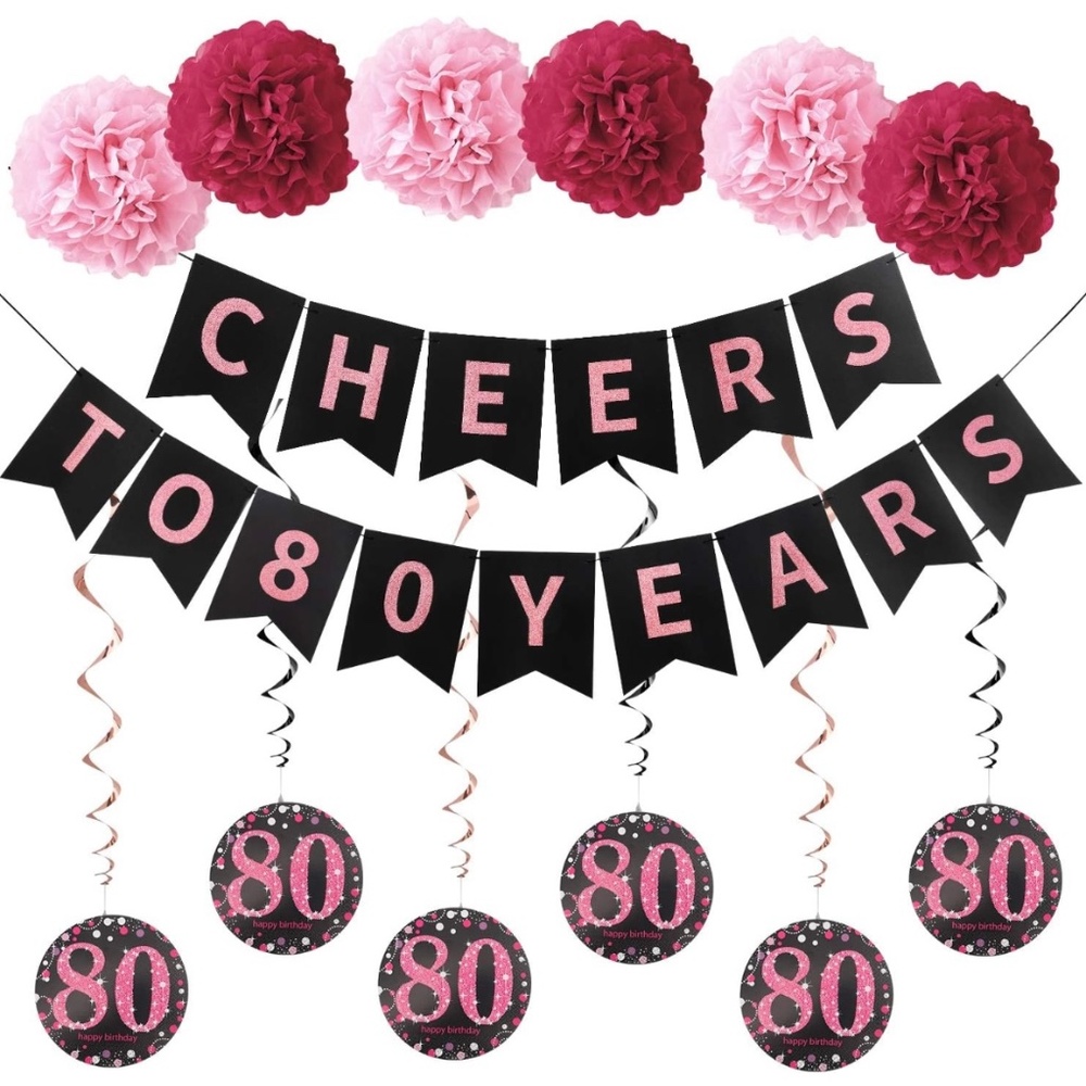 80th Birthday Party Decorations